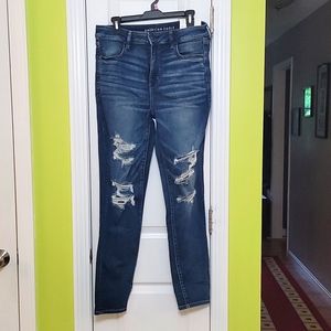 NWT American Eagle Hi rise stretch jegging 16 long